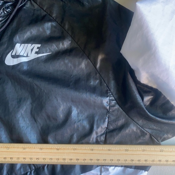 Nike Windrunner Full Zip Hooded Jacket Women’s Size Medium Black & White - Picture 6 of 10
